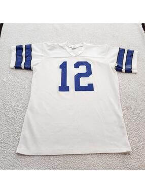 Vntg 1980s Rawlings Roger Staubach DALLAS COWBOYS #12 NFL JERSEY USA MADE